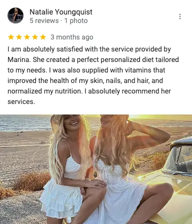 marina dietitian google review 5